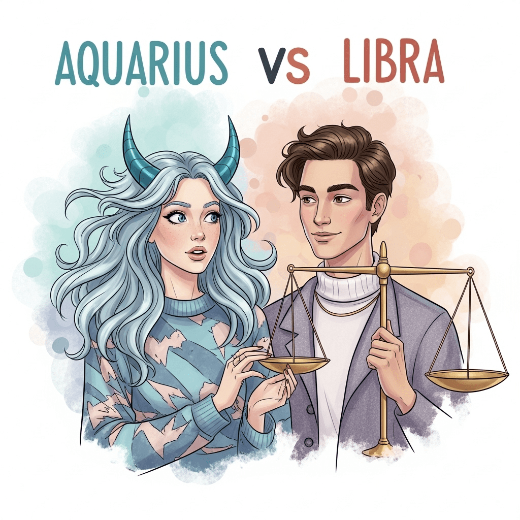 Aquarius Woman & Libra Man