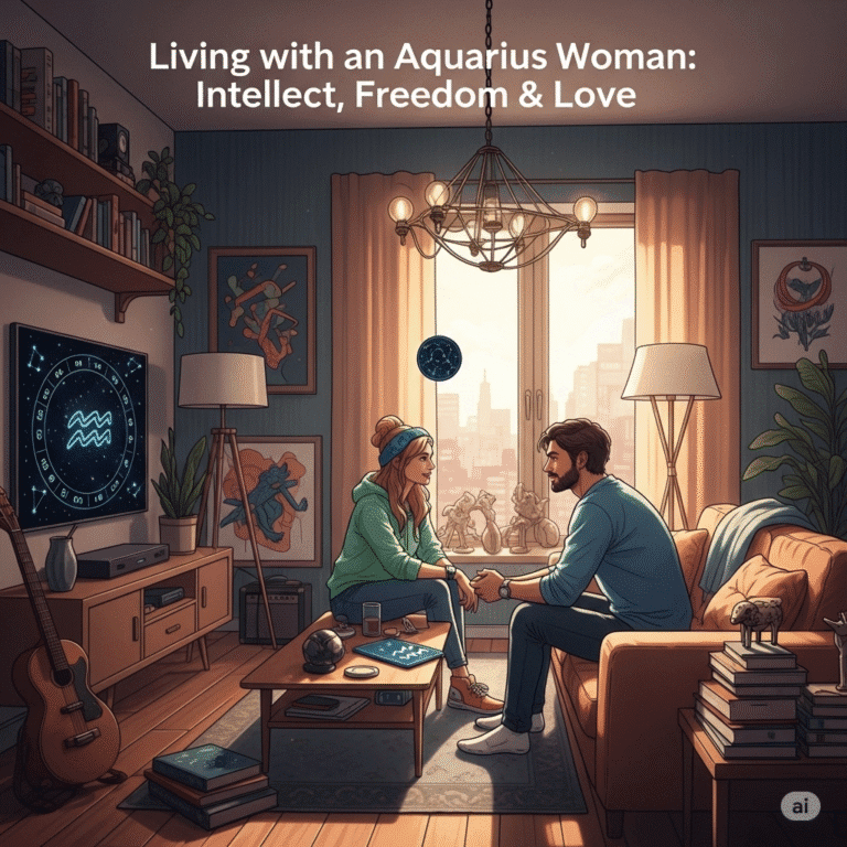 Living with Aquarius Woman: Intellect, Freedom & Love